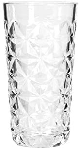 Pasabahce Estrella - Juego de 4 vasos largos de cristal, 36 cl, transparentes, diseño moderno y elegante