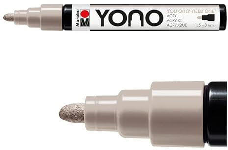 PAINT IT EASY NEU Stift Marker, 1,5-3,0 mm, Warmgrau hell