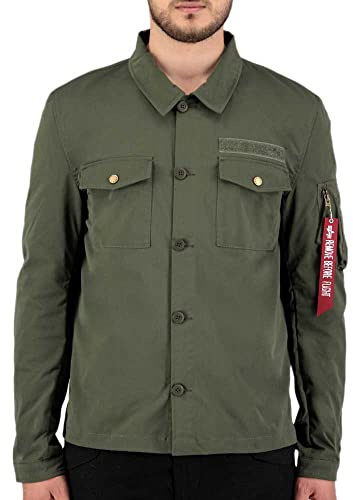 Alpha Industries Alpha Overshirt Overshirt für Herren Dark Olive