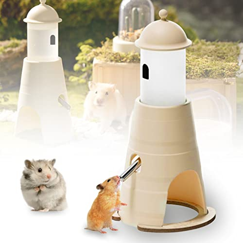 Botella con Soporte para Hámster, 150 ml Dispensador de Agua para Mascotas, Accesorio Automático para Hámster, Conejillos de Indias y Conejos