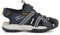 Geox J Borealis Boy B Sandales, Bleu Marine/Gris, 27 EU