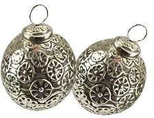 Weihnachtskugeln Glaskugel, schwere Qualiät, Ø 70 mm im 2er Set