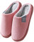 DSQSasahip Pantoufle Femme Maison Chaussons Hiver Confortable en Peluche Chaude Doublure Chaussures Intérieur Accueil Slippers (03 Rose 38/39)