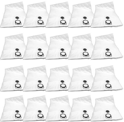 Lot de 20 Sacs à poussière de Rechange compatibles avec Les aspirateurs Robots pour Bosch Gas 35 L SFC+, Gas 35 M AFC