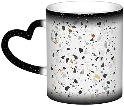 VducK Italian Marble Printed Color Changing Mug Coffee Mug Ceramic Coffee Cups Creative Mug Coffee Magic Mugs Magic Tea Cup Mug