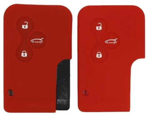PTATT Couvercle de clé de Voiture en Silicone pour Renault Kaptur Captur pour Renault Clio Logan Megane 2 3 Koleos Scenic Danilo étui pour clé de Carte