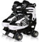 DUZSKJ Kinder Rollschuhe für Jungen Mädchen Kind Anfänger, 4 Größen Einstellbar Rollschuhe mit Licht bis Räder für kleine Kinder Kinder