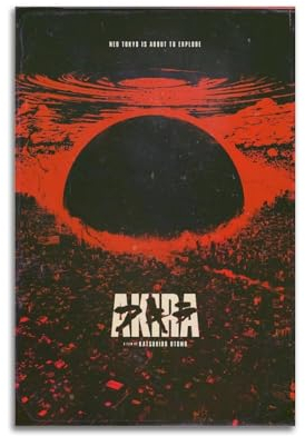 Szzmyo Akira Filmposter, dekoratives Gemälde, moderne ästhetische Leinwand, Poster, Schlafzimmer, Kunst, Wohnzimmer, Dekoration, Poster, 30 x 45 cm, ungerahmter Stil