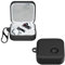 carinacoco Silicone Case for Nothing Ear 2024/Nothing Ear 3 with Carabiner, Soft and Flexible, Ultra-Thin Shockproof Cover Slim-Fit Anti-Fall Earphone Case for Nothing Ear, Black