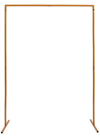 Tagtuell Cadre en métal pour arche de mariage, arche rectangulaire en métal, arche de ballons, arche de jardin, support de fond pour l'intérieur et l'extérieur, mariage, fête, jardin, 2 x 1,5 m