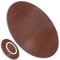 Holz Drehteller Groß 50cm 60cm 70cm 80cm 90cm 100cm Drehteller Holz Esstisch Drehplatte Drehbarer Servierteller Servierplatte(Walnut,50cm (20 in))