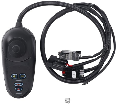 Joystick Ersatz Elektrische Rollstuhl Controller, Universal Zubehör 50A DC24V Intelligente Bürstenmotor mit flexibler Geschwindigkeit, ABS Joystick-Controller