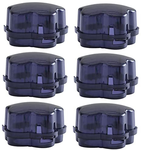 VICASKY Sicherheitsabdeckungsset – 6-teilig Kindersicherer Gasherd-knopfschutz Für Kinder Backofenknopf Transparent Kindersicherer Türknauf