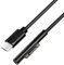 LogiLink PA0342 - USB-C zu Surface (90°) Anschlusskabel 1,8m, mit PD (PowerDelivery) 60W
