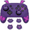playvital Cover Silicone per Nintendo Switch PRO Controller Custodia Joystick Skin Antiscivolo Protettiva Carina, 4 Copri Levette Analogiche & 2 Adesivi, Serie Imp Gotico, Viola