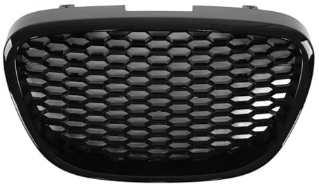 Nonuiny 1133007 Rejilla Delantera Negra Brillante Resistente Al Calor para Parachoques De Malla para Seat para Leon para Altea para Toledo 2004-2009 Rejillas Delanteras