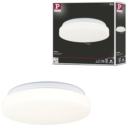 Paulmann 75409 LED Deckenleuchte Dämmerungsgesteuerter Bewegungsmelder (HF) IP44 3000-5700K 1750lm 230V 16,5W Weiß