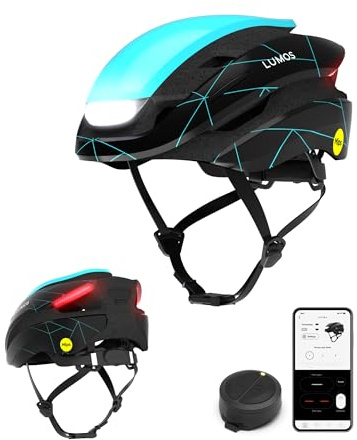 Lumos Ultra Smart-Helm | Fahrradhelm | Vorder- und Rücklicht (LED) | Blinker | Bremslichter | Bluetooth-Verbindung | Erwachsene: Herren, Damen