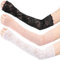 YUXIANLB Spitzen Armstulpen Lang Fingerlos Spitzen Ärmel 3 Paar Arm und Bein Accessoires Atmungsaktive Armabdeckung Ellenbogen Sonne UV Schutz für Frauen Hochzeit Party Outdoor Sportaktivitäten