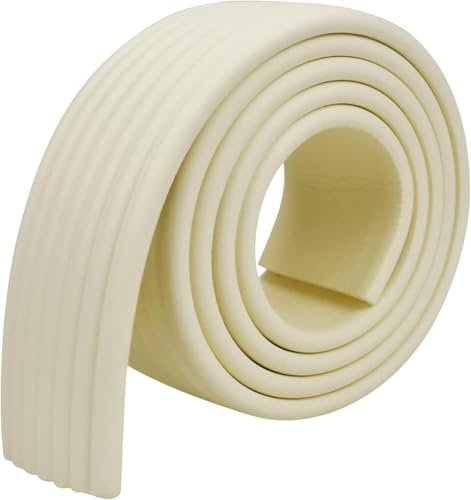 Marjoramy Schaumstoff Kantenumleimer, Extra Breit 8cm Kantenschutz Aus Schaumstoff, Eckenschutz und Kantenschutz Selbstklebend, Eckschutzkanten für Tür Bett Stuhl Schreibtisch, 2m