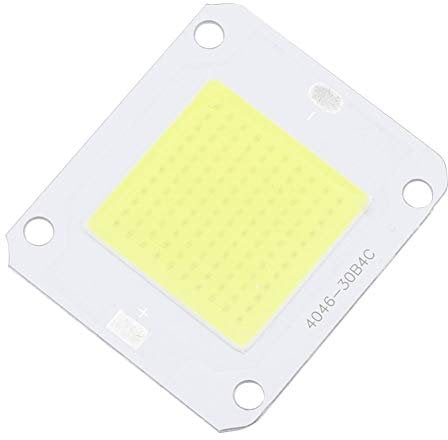 Pilipane Sorgente luminosa a LED COB da 50 W, alta luminosità, lunga durata, bianco caldo 3000-3200 K. Sorgente luminosa a proiezione COB, sorgente luminosa a LED integrata per luci di (6000-6500K)