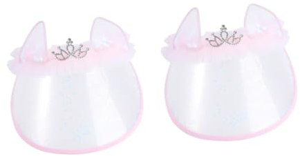 BESPORTBLE 2 Stck. Sonnenhut sonnenmütze Sommerhut Freizeithut Hut Sonnenblockhut Mütze Cricket-Kappe lässige Sonnenkappe Sonnenschutzkappe Schirmmütze Plastik Rosa