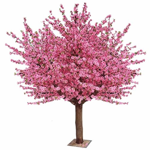 Albero di pesco artificiale, fiore di ciliegio in seta per matrimonio, casa, ufficio, decorazione fai da te da giardino