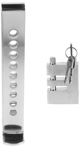 Hemobllo Dispositivo per Volante Auto Serratura U Shaped Regolabile Inossidabile Sicurezza per Veicoli Blocco per e Cambio Auto Facile da Trasportare e Installare