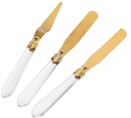 ABOOFAN Ensemble De 3 Couteaux À Fromage Pelles Outils À Fromage Épandeur De Beurre Spatule À Badigeonner Et Épandeur