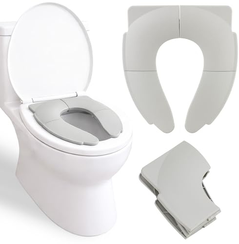 Adaptador WC Niños - Reductor Vater Portátil - Potty Training Bacio Criança | Plegable y compacto - Antideslizante - Se adapta a baño estándar - Ligero y fácil de limpiar - Casa y viajes