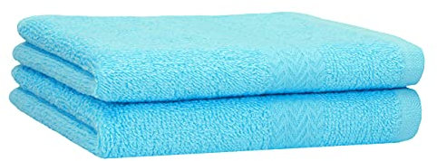 Betz 2-TLG. Handtuch-Set Premium 100% Baumwolle 2 Handtücher 50x100 cm Farbe türkis
