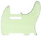 Musiclily 8 Löcher Tele Pickguard Gitarre Schlagbrett für Fender American/Mexican Standard Telecaster Modern Style E-Gitarre,3 lagig Mint