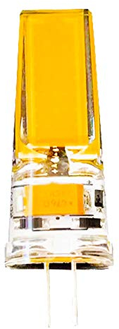 Chao Zan 1er Pack,G4 LED COB Energiesparlampe 5W ersetzt 50W Halogenlampen,Warmweiß 2700-3000K,360 Grad Beleuchtungswinkel,AC/DC 12V,500 Lumen,Nicht Dimmbar