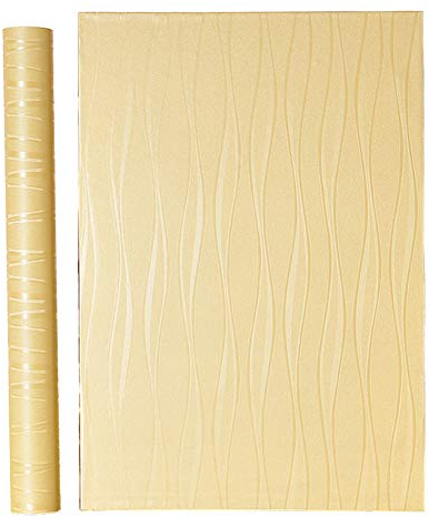 Tapete Selbstklebende Tapete in Gold 10 * 0.6M Wandbelag Wandaufkleber Rolle Dekorfolie Möbelfolie Verdickte Tapete