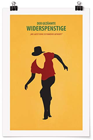Bilderwelten Poster - Filmposter Der gezähmte Widerspenstige Matt 90 x 60cm
