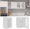 vidaXL Armario de Cocina Muebles Mobiliario Duradero Mesa de Trabajo Almacenamiento Cuencos Platos Ollas Alacena de Contrachapada Blanco 40x31x60 cm