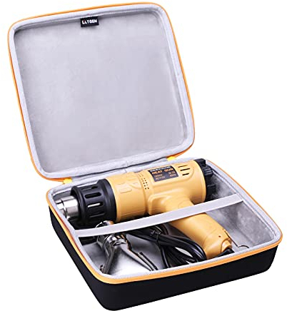 LTGEM Hard Carrying Case Compatible with SEEKONE Heat Gun 1800W Heavy Duty Hot Air Gun Kit Variable Temperature Control (Only Case)