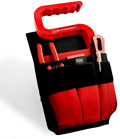 Motis Feuerwehrtasche mit Gurtband-Tragegriff, langlebige Werkzeugtasche für Feuerwehr-Werkzeuge, Werkzeugtasche, Ausrüstung Nicht im Lieferumfang enthalten