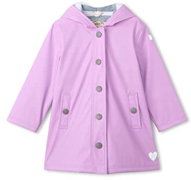 Hatley Girl's Splash Rain Jacket, Lilac, 2 Years