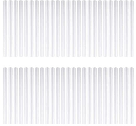KIHENE 50Pcs Bulk 100mmX7mm Hot Clear Melt Glue Adhesive Sticks For Electric Glue Gun Drop Ship