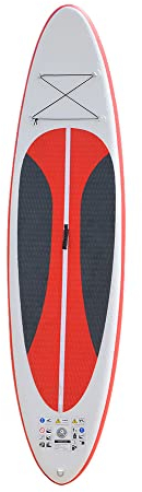 Compass Aufblasbares SUP Board Basic Set für Einsteiger - 300x76x15 cm | Inklusive Paddel, Rucksack, Pumpe, Finnen & Reparaturset I Max 120 kg I Leichtes Gewicht