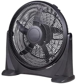 Nataluna Ventilatore da Giardino Nero 90W 51cm, Come da Foto