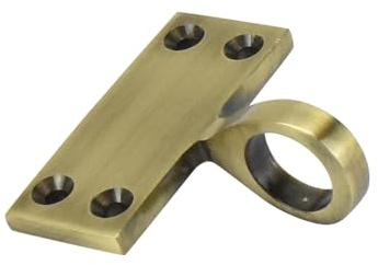 Sash Heritage Cast Brass Flat Sash Window Eye - Antique Brass