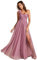 Ever-Pretty Abito Dmigella Donna Linea ad A Abiti Lunghi Donna da Cerimonia Orchidea 44