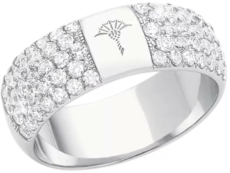 JOOP! Damen-Damenring 925er Silber 66 Zirkonia 58 Silber 32013231