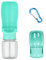KVBUCC 1 Piece Dog Walking Water Bottle, 350ml, Blue, Carabiner Included