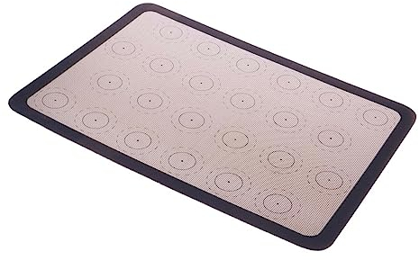 BESTonZON Sarten Parrilla Alfombrilla Para Hornear Macarrones Tapetes De Silicona Para Hornear Alfombrillas De Silicona Para Hornear Macarrones Alfombrilla Para Pizza Utensilios Para Hornear