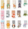 Lesezeichen Magnetisch, 15 Stück Magnetische Lesezeichen, Süsse Tiere Magnet Lesezeichen Kinder, Magnetische Seiten Markierungen für Schüler, Junge, Mädchen, Buchliebhaber, Lesezubehör