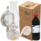 Öllampe Mit Spiegel & Dochthalter SET Zusätlichem Doch & Petroleum Petroleumlampe 31 cm Höhe Sturmlaterne Glaskolben Tischlampe Gartenlampe HUW (LAN332SET)
