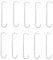 Adrosstoller 10Pcs Bicycles Chain Removal Tool Stainless Steels Bicycles Chain Hooks Connecting Repair Tool for Mountain Road Bicycles